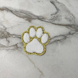Chenille Patches - Paw Print