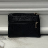 Card Holder Wallet + Keychain - Faux Leather