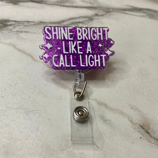 Badge Holder - Nurse - Shine Bright
