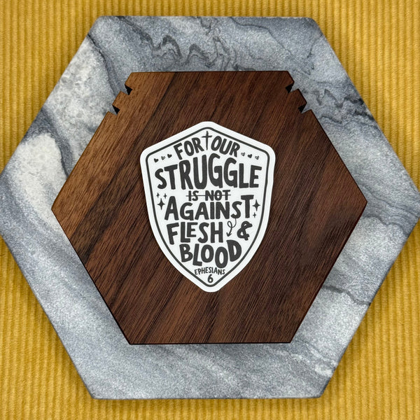 Vinyl Sticker - Religion - Struggle