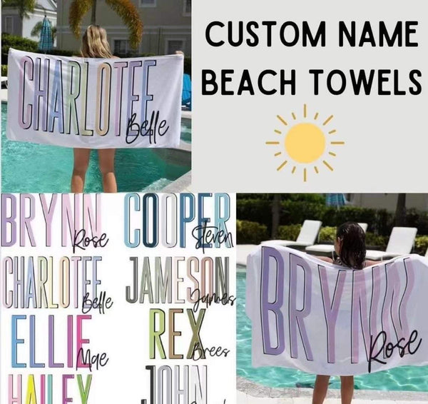 Beach Towel - Style 5 - PREORDER 4/18-4/21