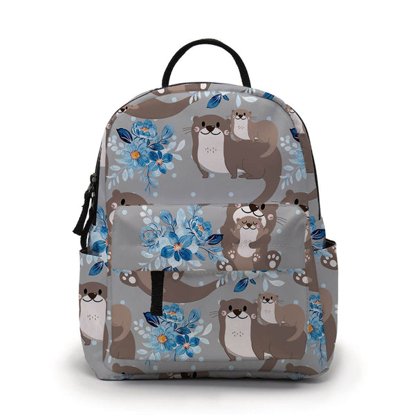 Mini Backpack - Otter Blue Floral