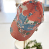 Tie Dye Trucker Hat | Fabric Back Criss Cross Cap