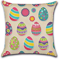 Easter Eggs Decorative Pillow Cover