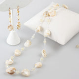 Floating Stone Necklace & Earrings Set (Multiple Options)